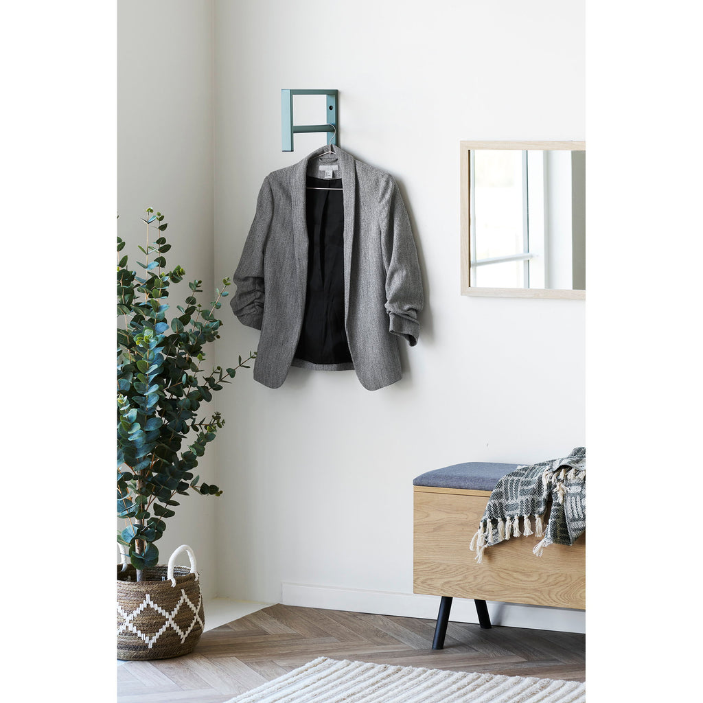 Trento Kledingrek - Metaal, groen 3x30x82 cm