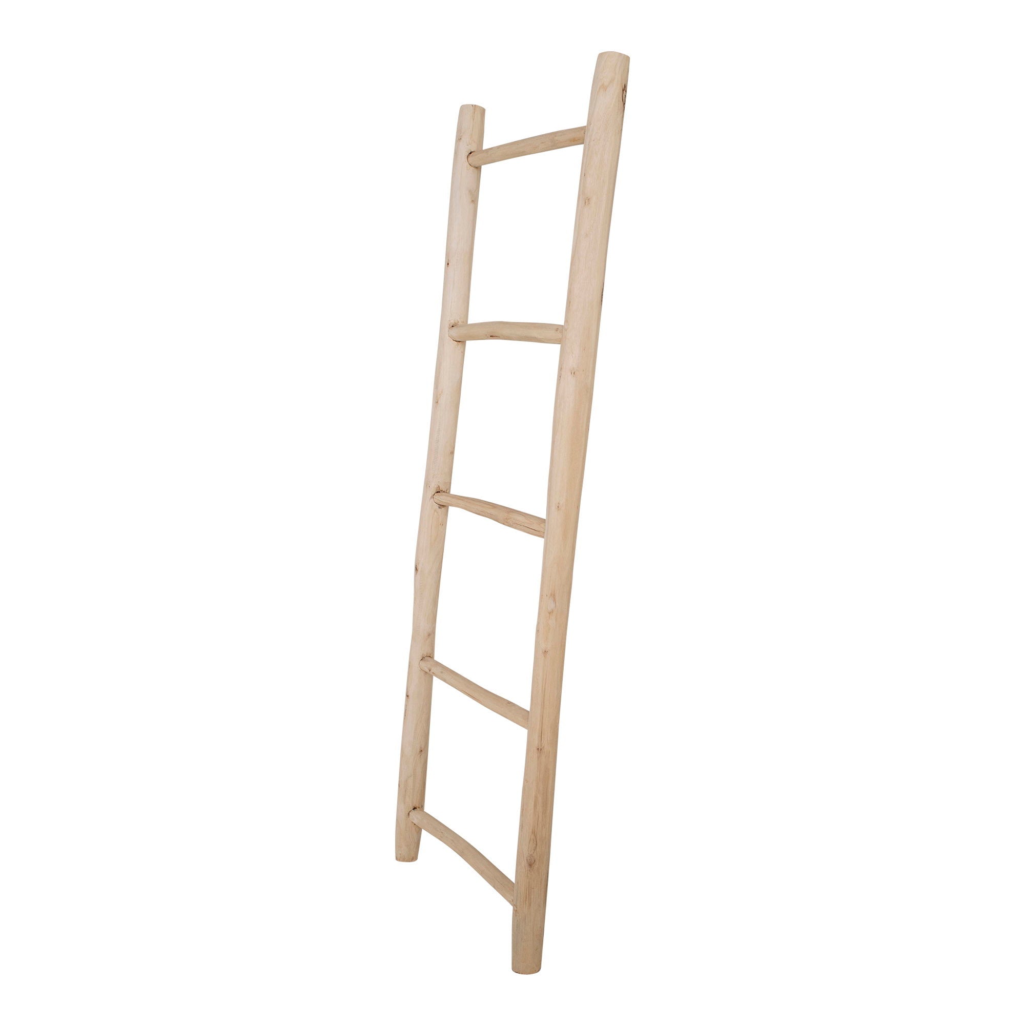 Decoratieve Ladder - Teakhout, naturel 50x150 cm
