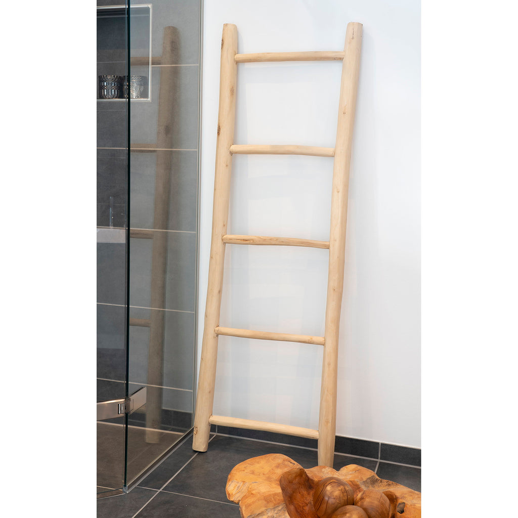 Decoratieve Ladder - Teakhout, naturel 50x150 cm