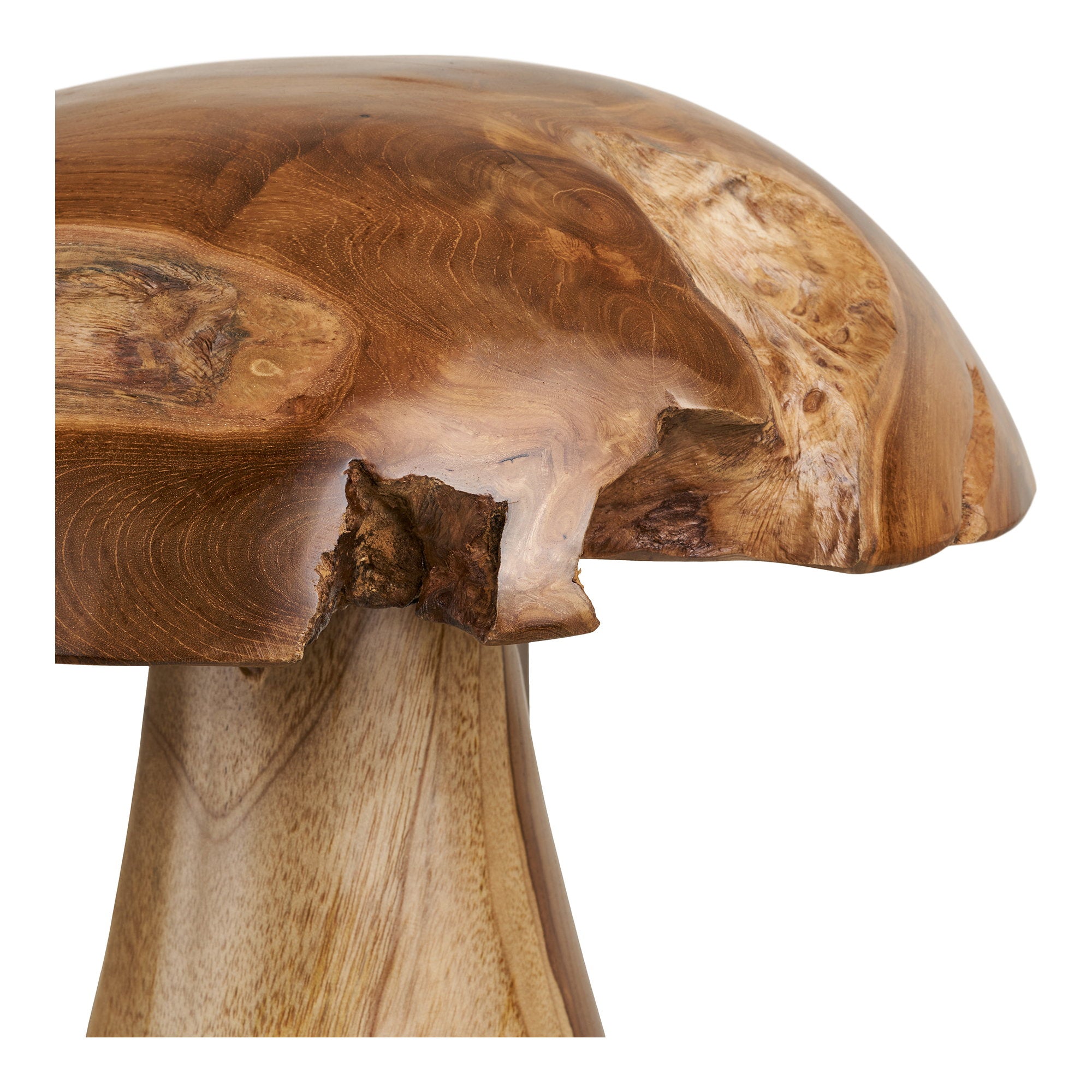 Kodi Decoratieve Paddenstoelen - Teakhout, naturel (set van 2)