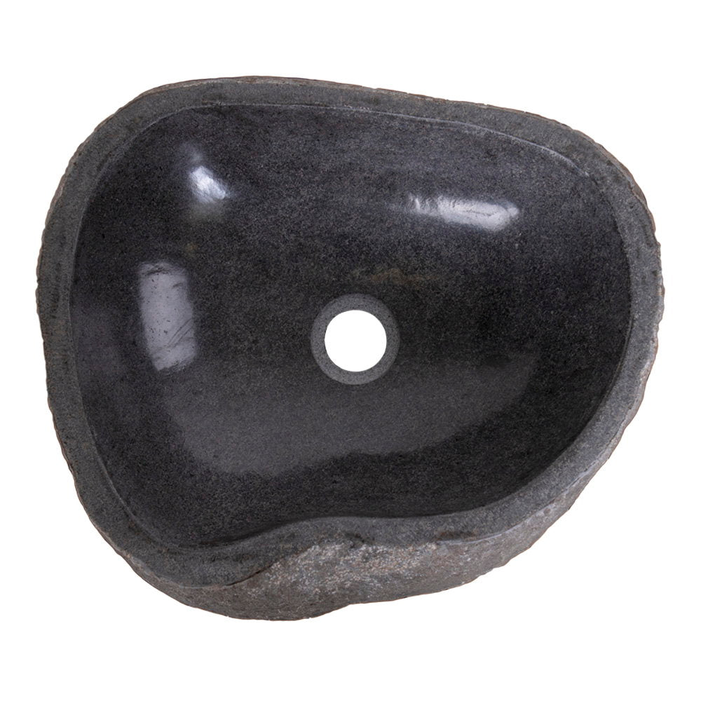 Danube River Stone Sink - River stone, natural 35x40x15 cm