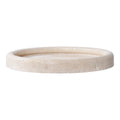 Dienblad - Travertin, naturel Ø25,5 cm