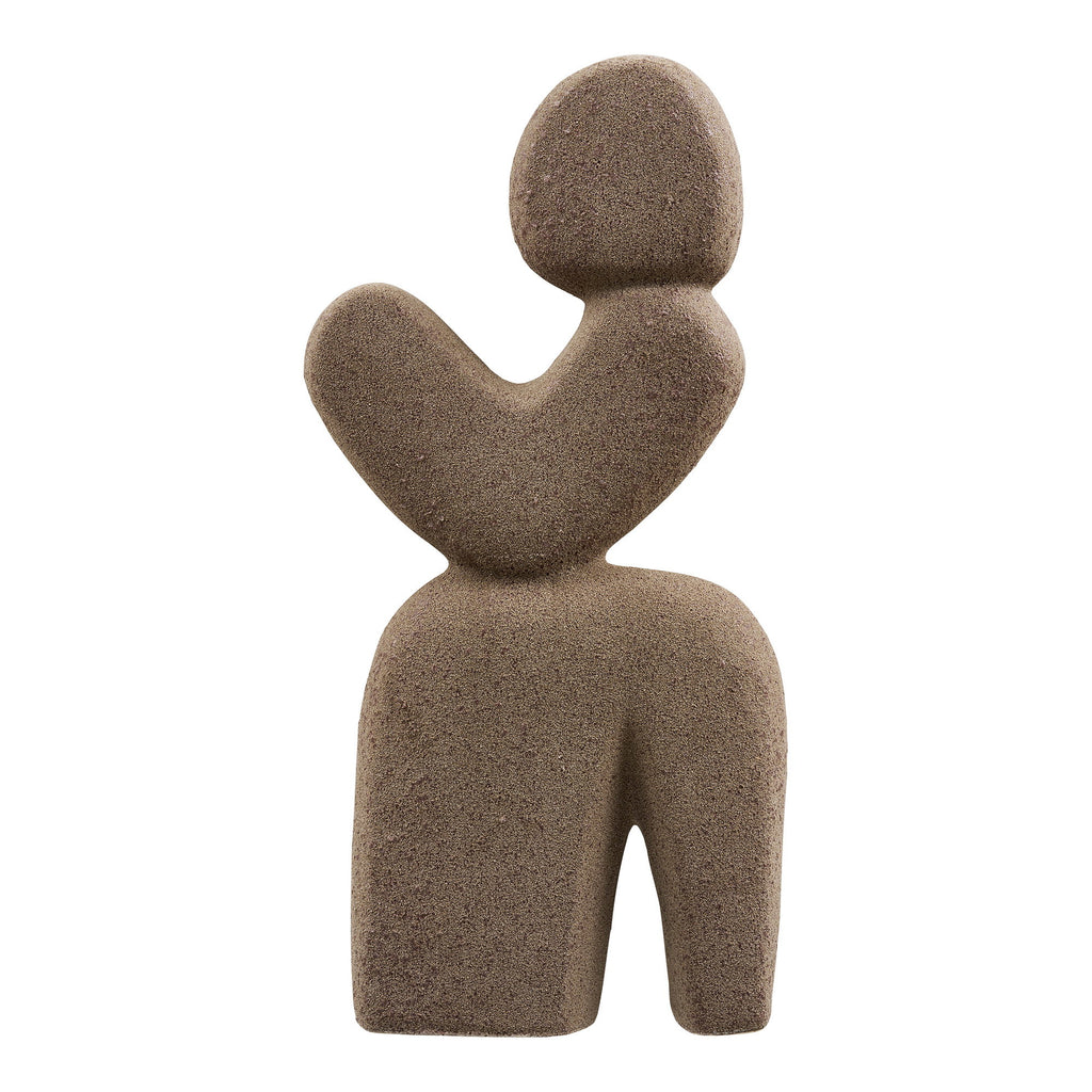 Decoration - Decoration, ceramic, brown, 16x8x36 cm