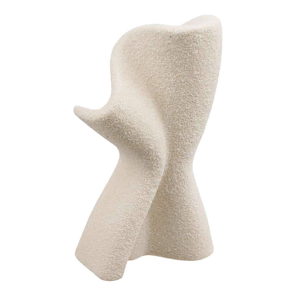 Decoration - Decoration, ceramic, white, 13x6.5x23 cm