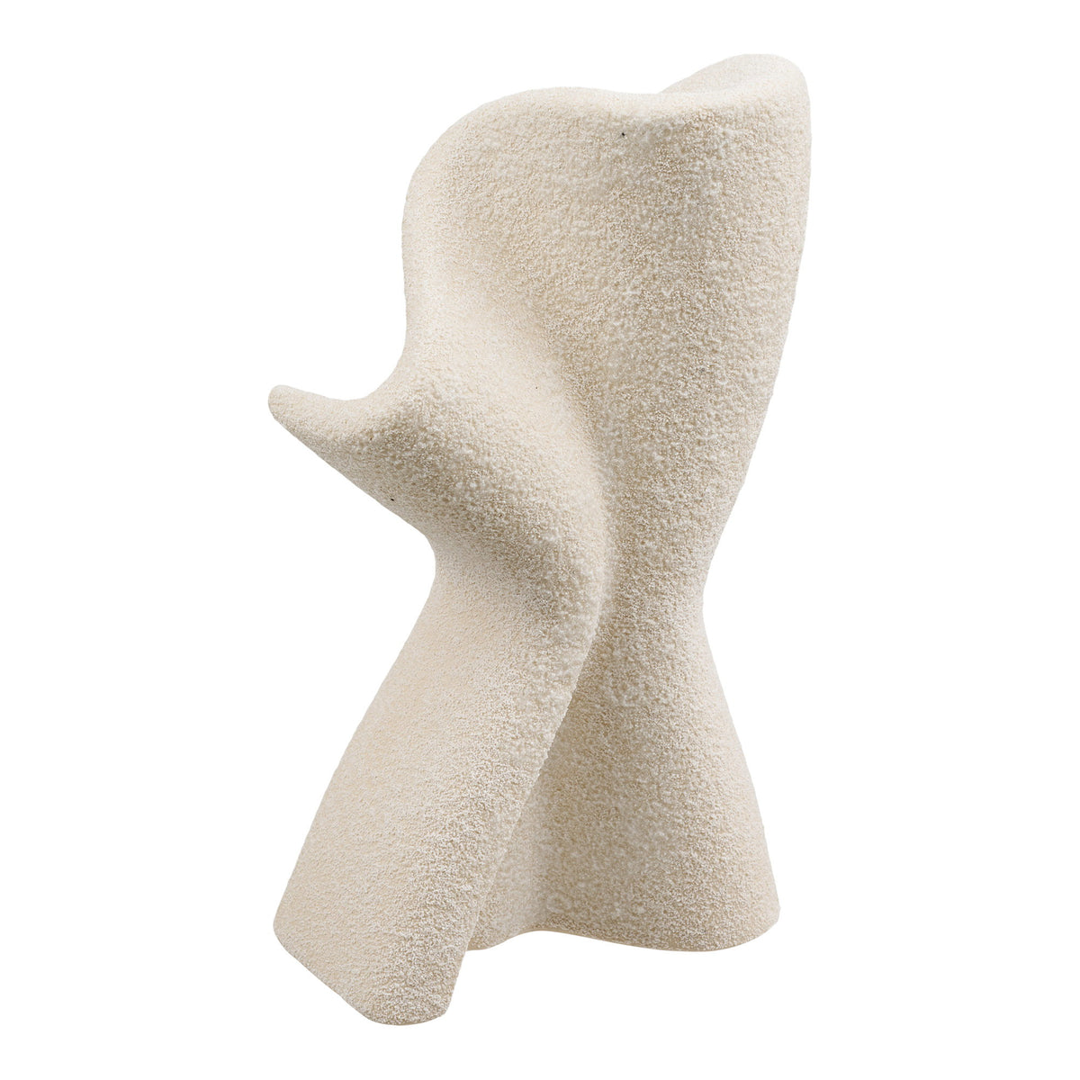 Decoration - Decoration, ceramic, white, 13x6.5x23 cm
