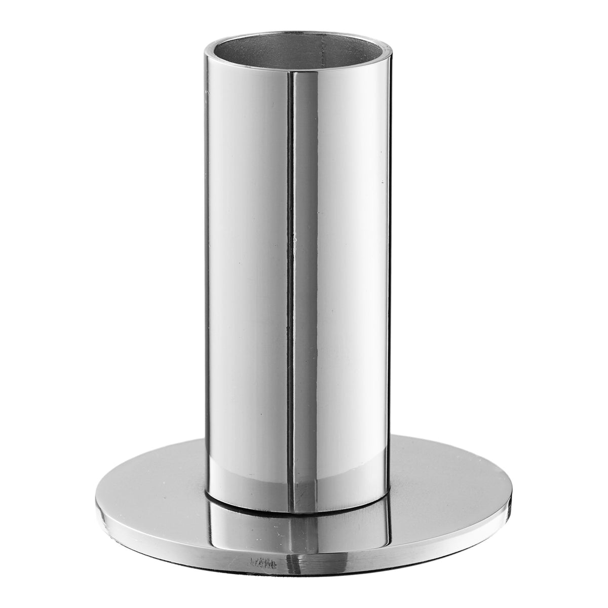 Candle holders - Candle holders, stainless steel, silver, set of 3
