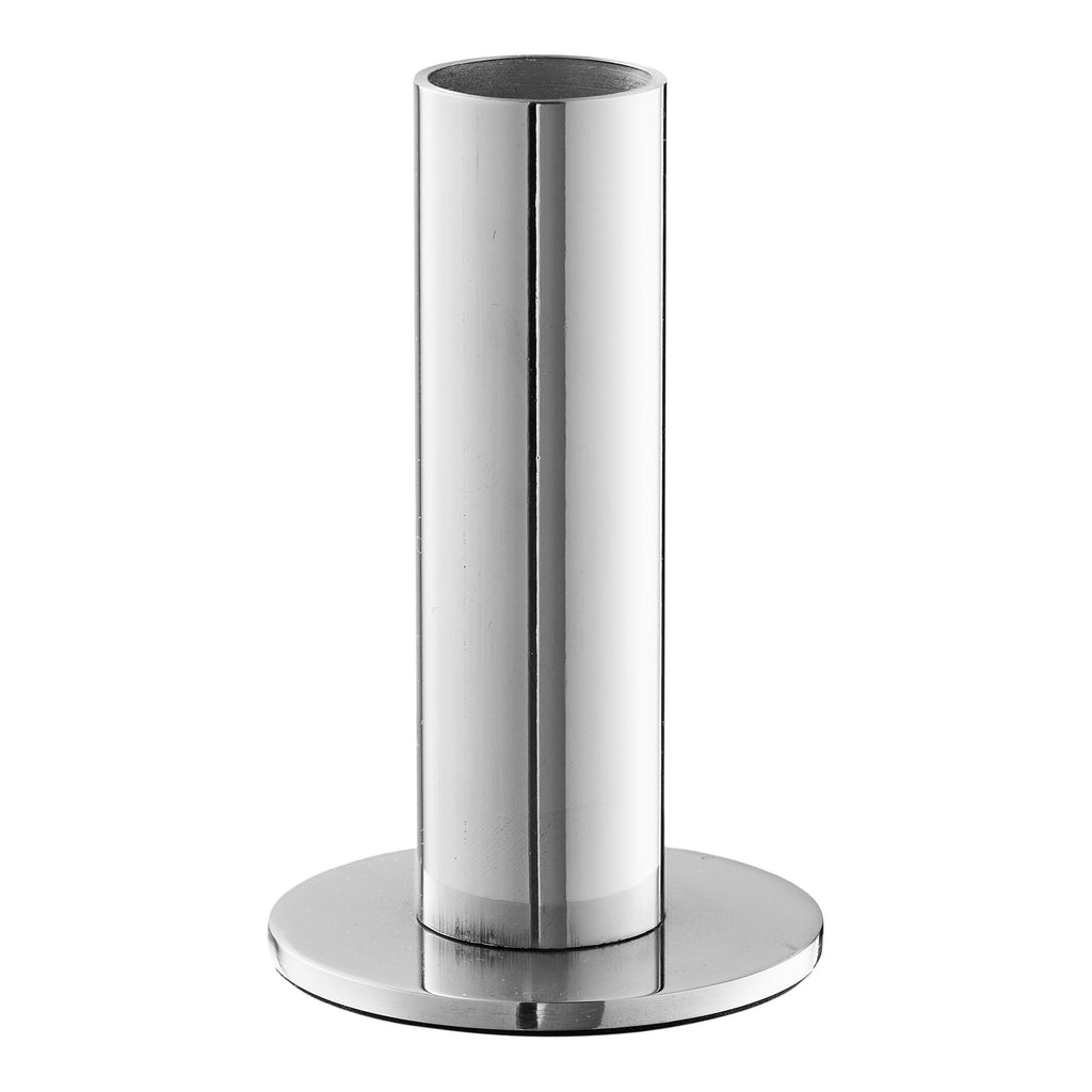 Candle holders - Candle holders, stainless steel, silver, set of 3