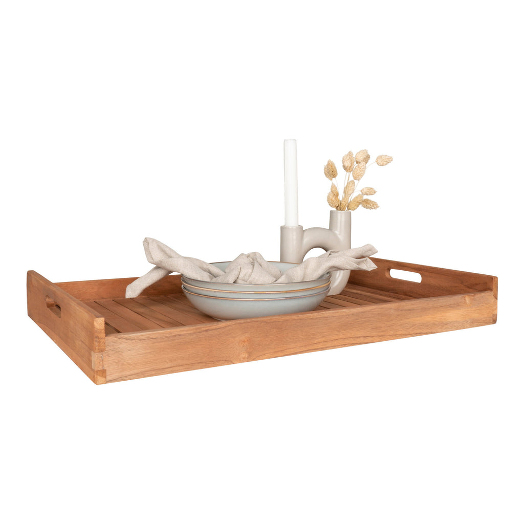 Faro Tray - Teak, natural 58x38 cm