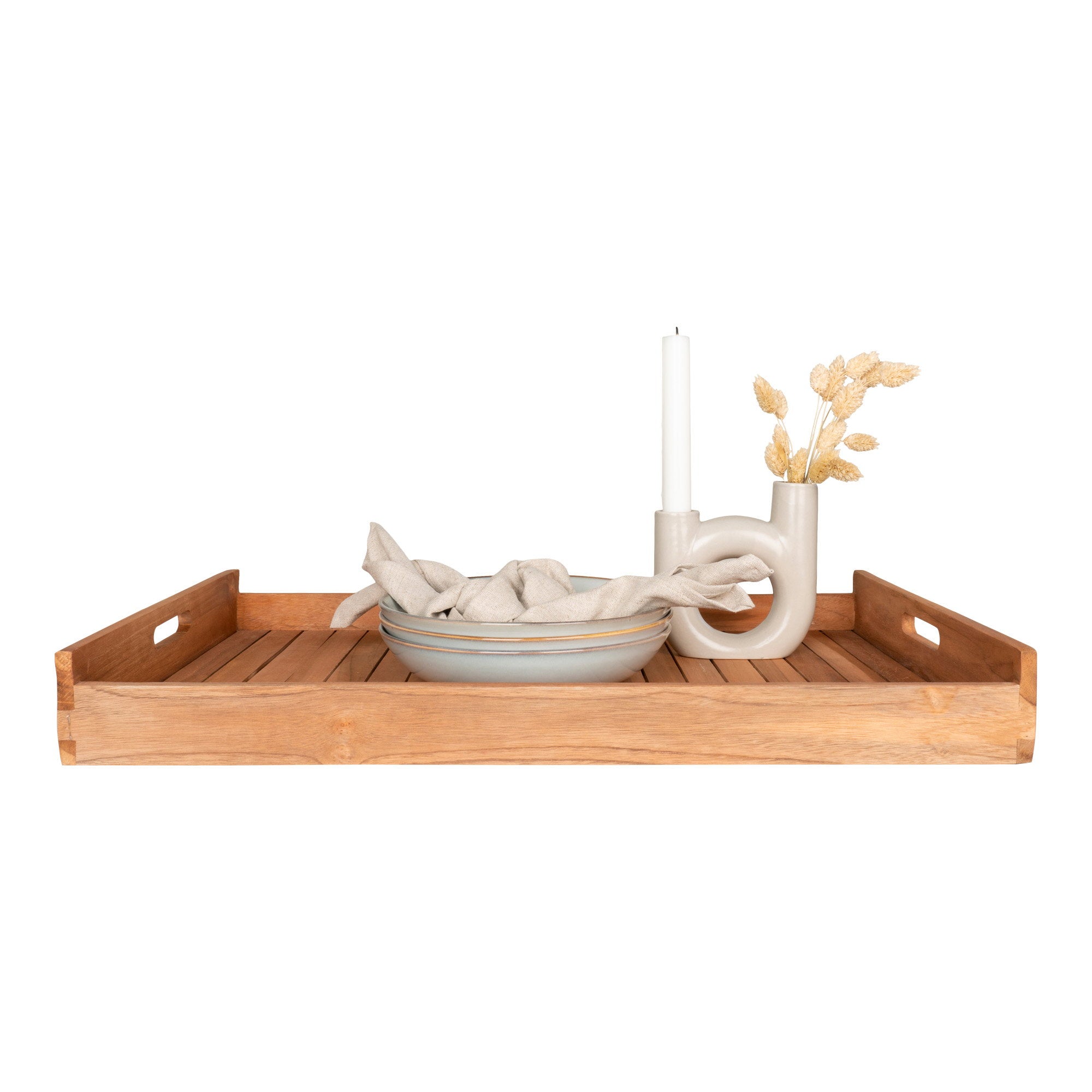 Faro Tray - Teak, natural 58x38 cm