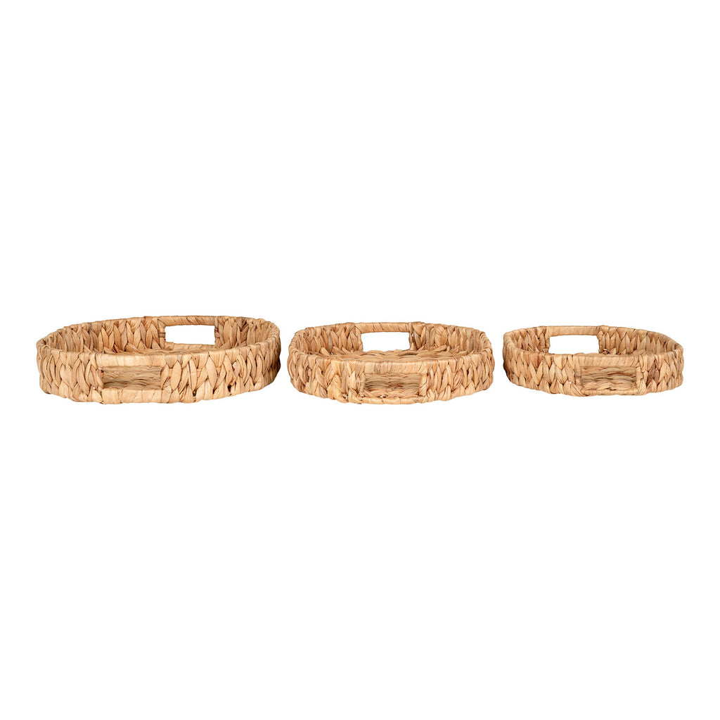 Estoril Trays - Water Hyacinth, natural (set of 3)