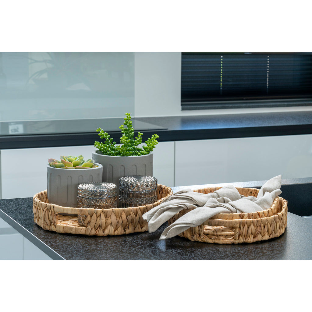 Estoril Trays - Water Hyacinth, natural (set of 3)