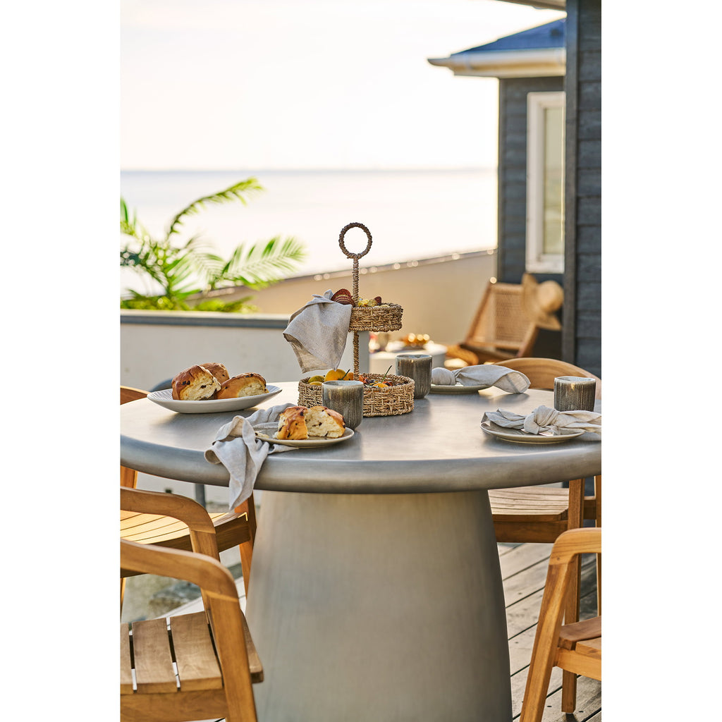 Rifbjerg Dienblad - Zeegras, naturel Ø25x40,5 cm