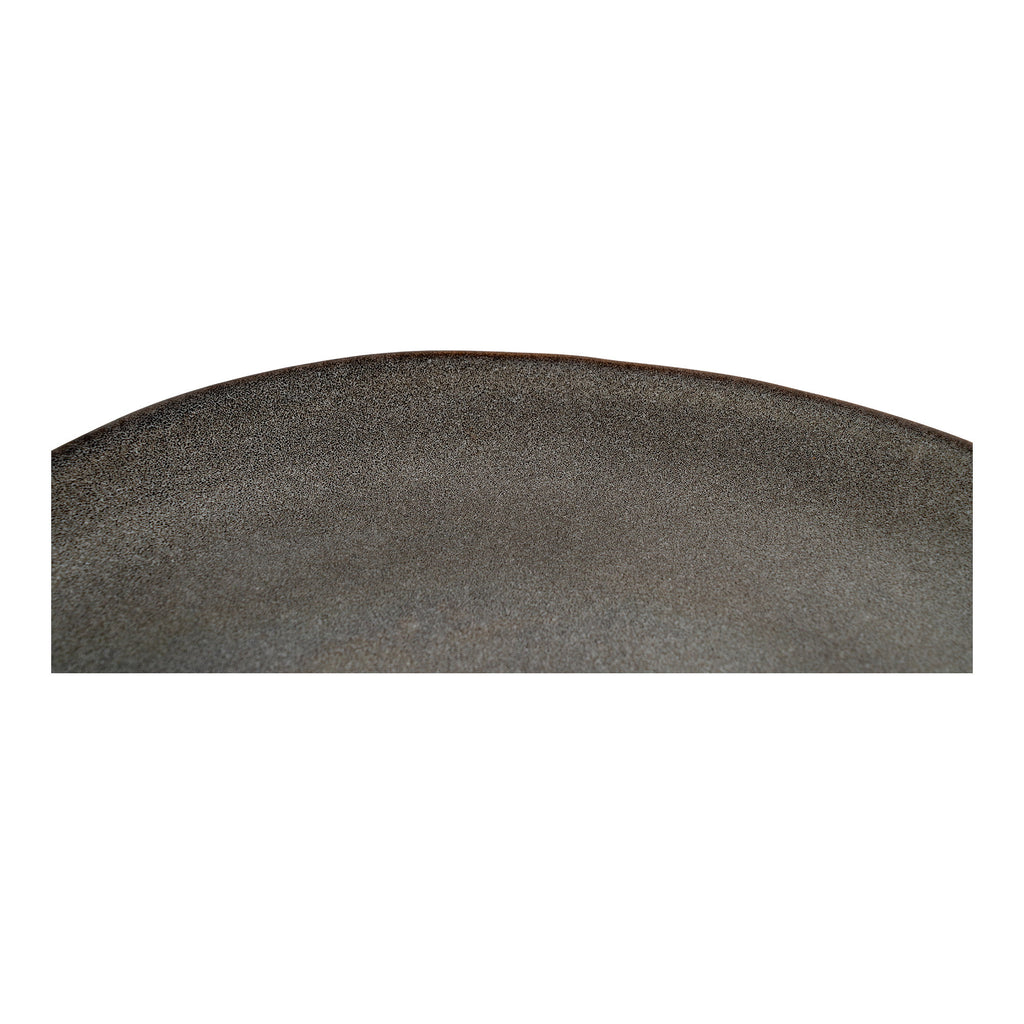 Selma Lunchbord - Lunchbord, keramiek, grijs/bruin Ø21 cm (set van 4)