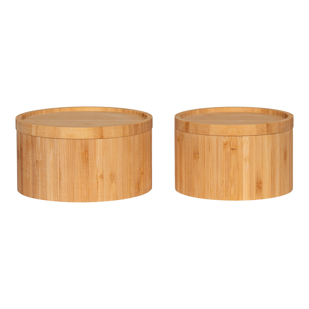 Chefalu Opbergdozen - Bamboe, naturel (set van 2)