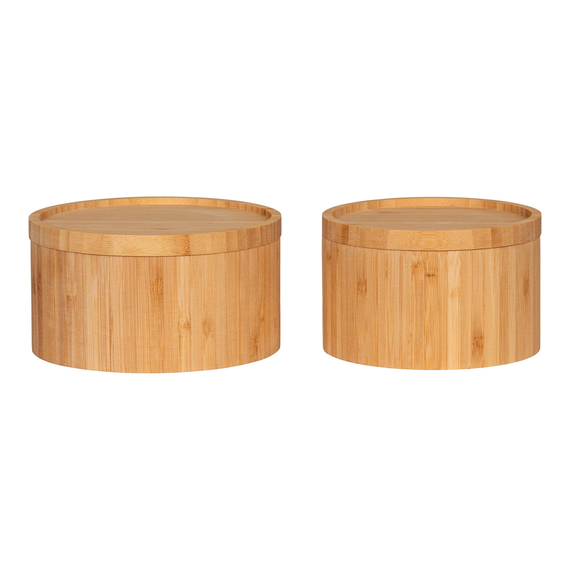 Chefalu Opbergdozen - Bamboe, naturel (set van 2)