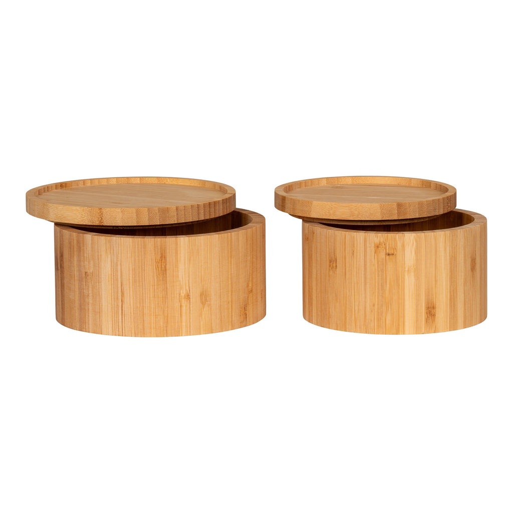 Chefalu Opbergdozen - Bamboe, naturel (set van 2)
