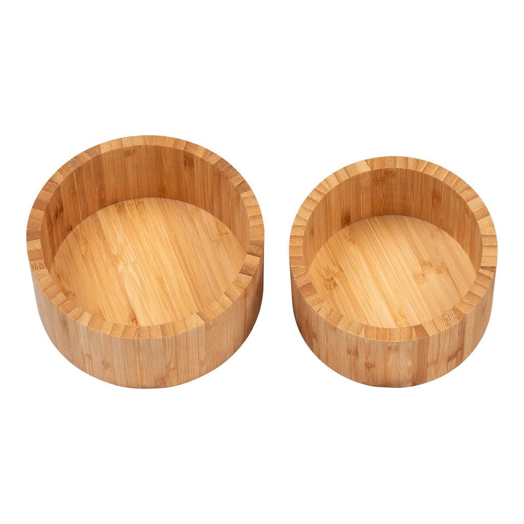 Chefalu Opbergdozen - Bamboe, naturel (set van 2)