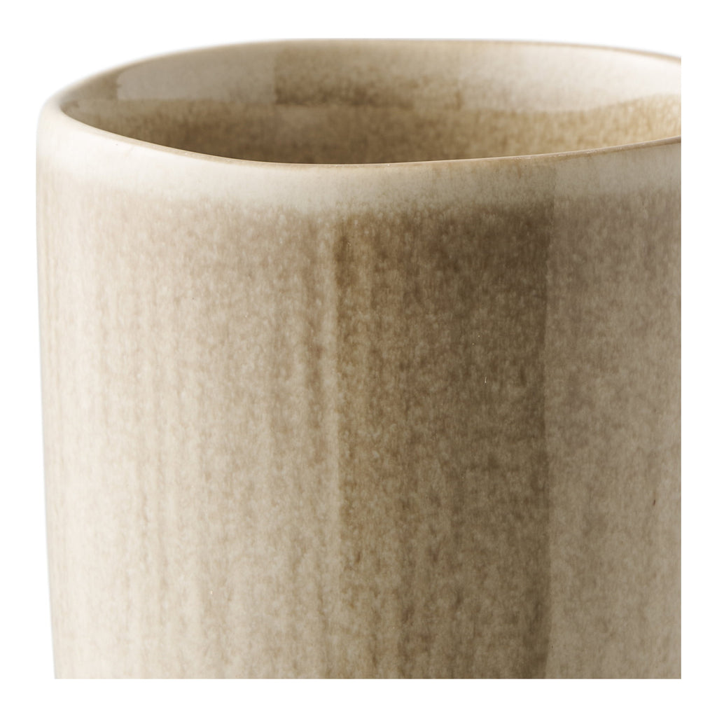 Viola Mok - Keramiek, beige Ø8x9,5 cm (set van 4)