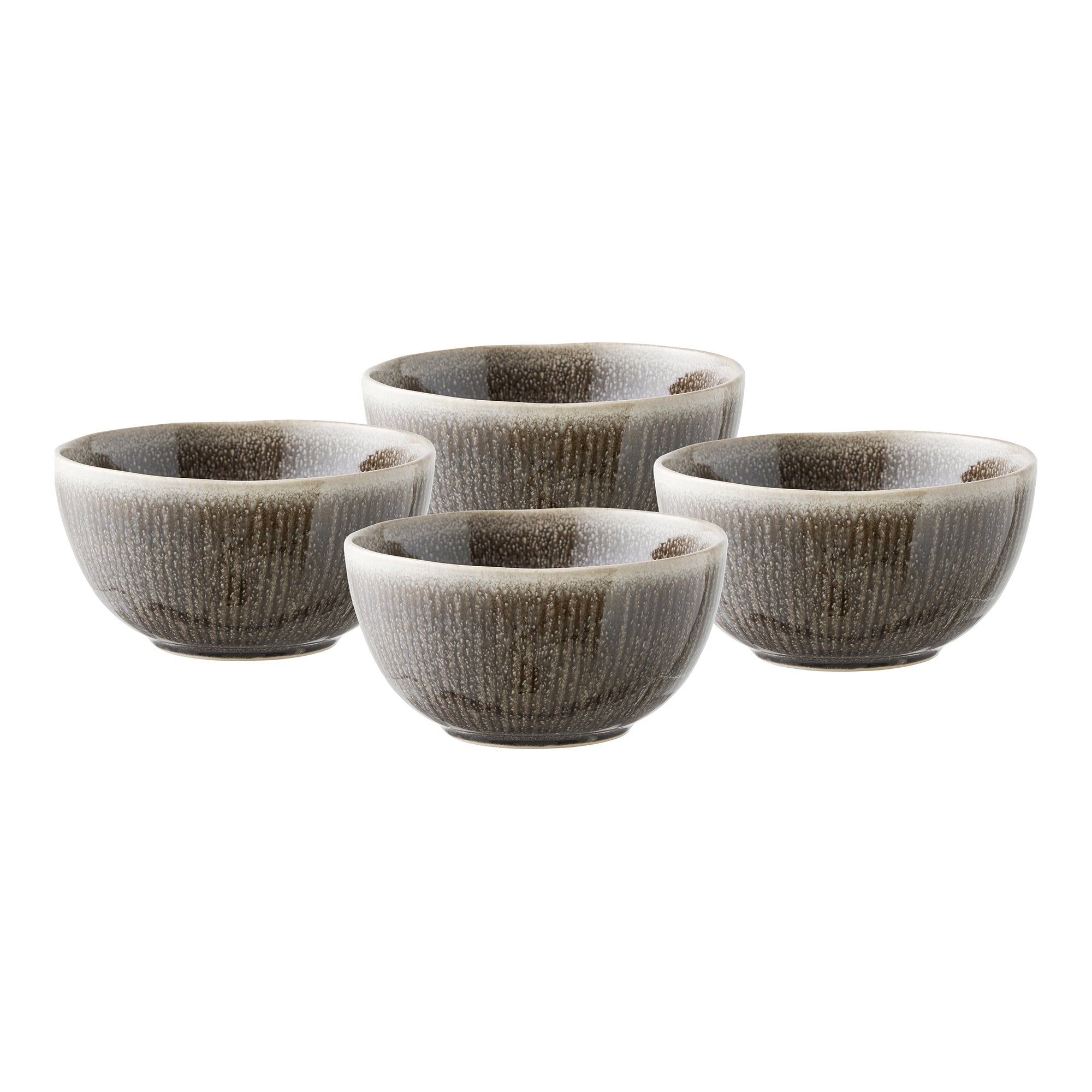 Viola Kom - Keramiek, grijs Ø14,5x7 cm (set van 4)