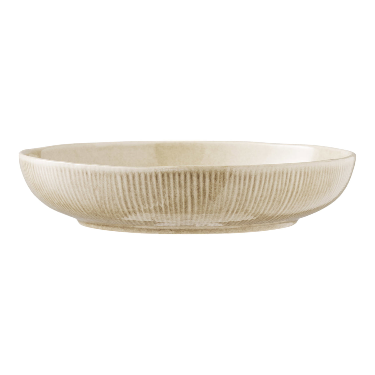 Viola Serving Dish - Serving dish, ceramic, beige, ø27x5.8 cm