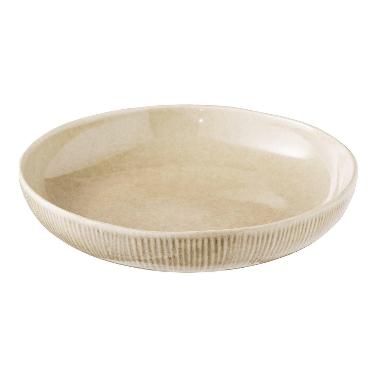 Viola Serving Dish - Serving dish, ceramic, beige, ø27x5.8 cm