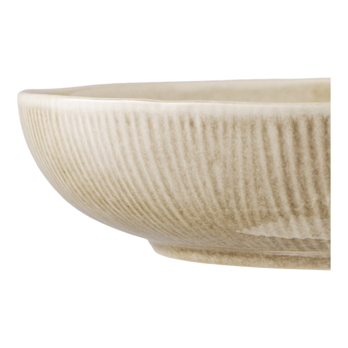 Viola Serving Dish - Serving dish, ceramic, beige, ø27x5.8 cm