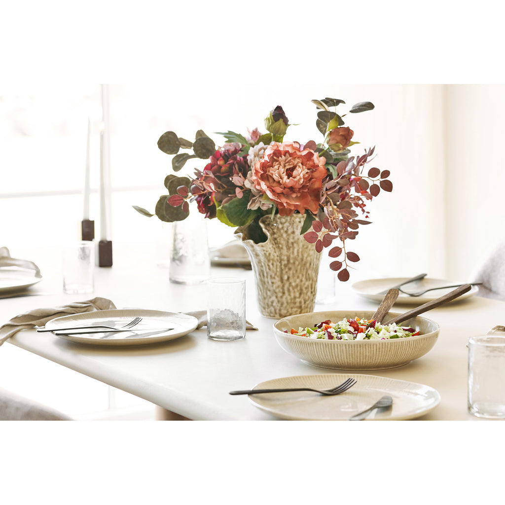 Viola Serving Dish - Serving dish, ceramic, beige, ø27x5.8 cm