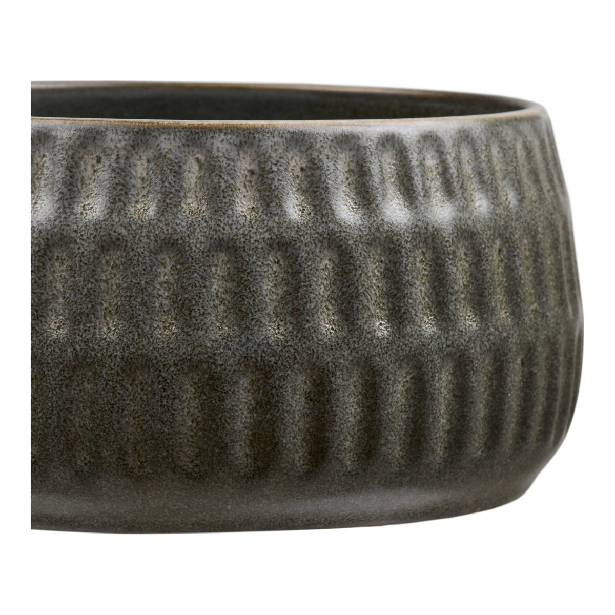 Moss Grey ceramic bowls Amalia - Ø14x7.5 cm, set of 2