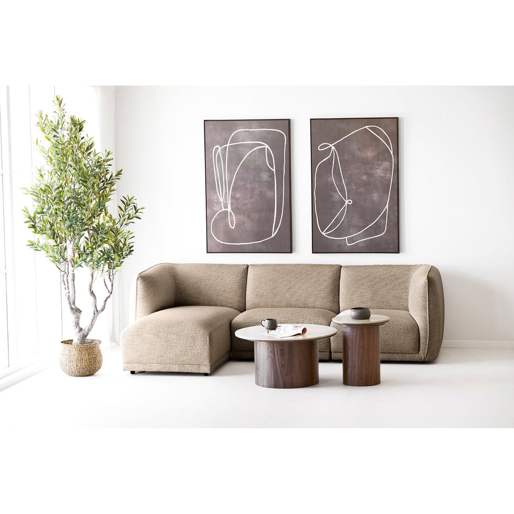 Mausgraue Keramikschalen Amalia – Ø14x7,5 cm, 2er-Set