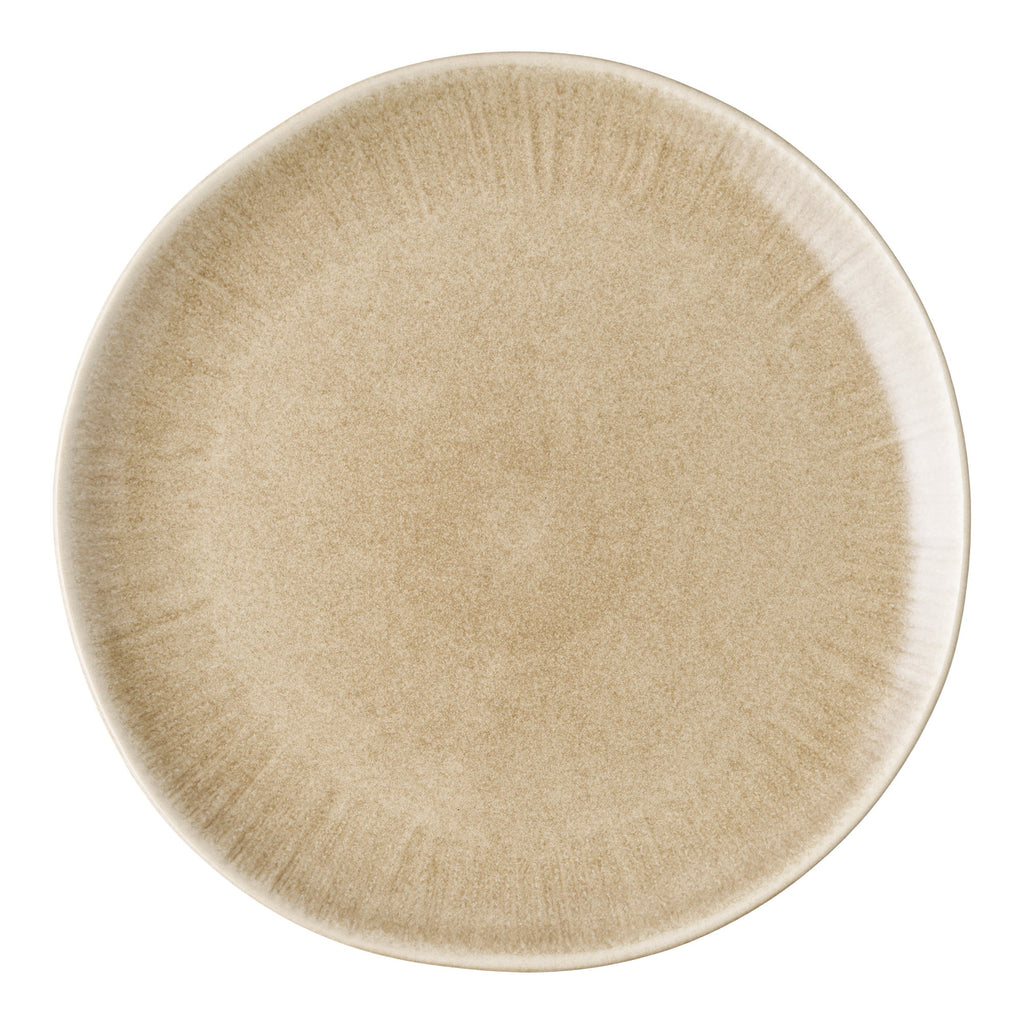 Viola Dinerbord - Dinerbord, keramiek, beige Ø27 cm (set van 4)