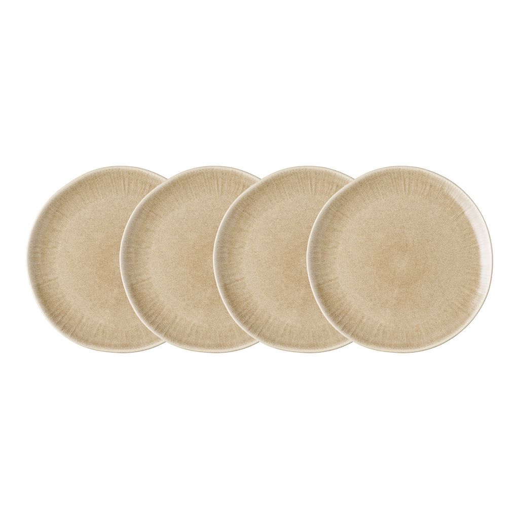 Viola Dinerbord - Dinerbord, keramiek, beige Ø27 cm (set van 4)