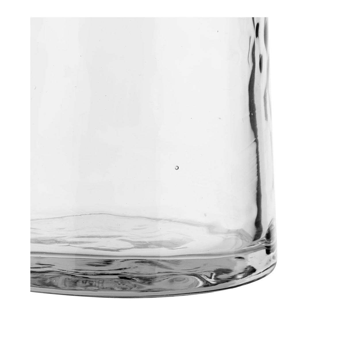 Nalanda Hammered Carafe - Hammered carafe, transparent, ø10x30.5 cm