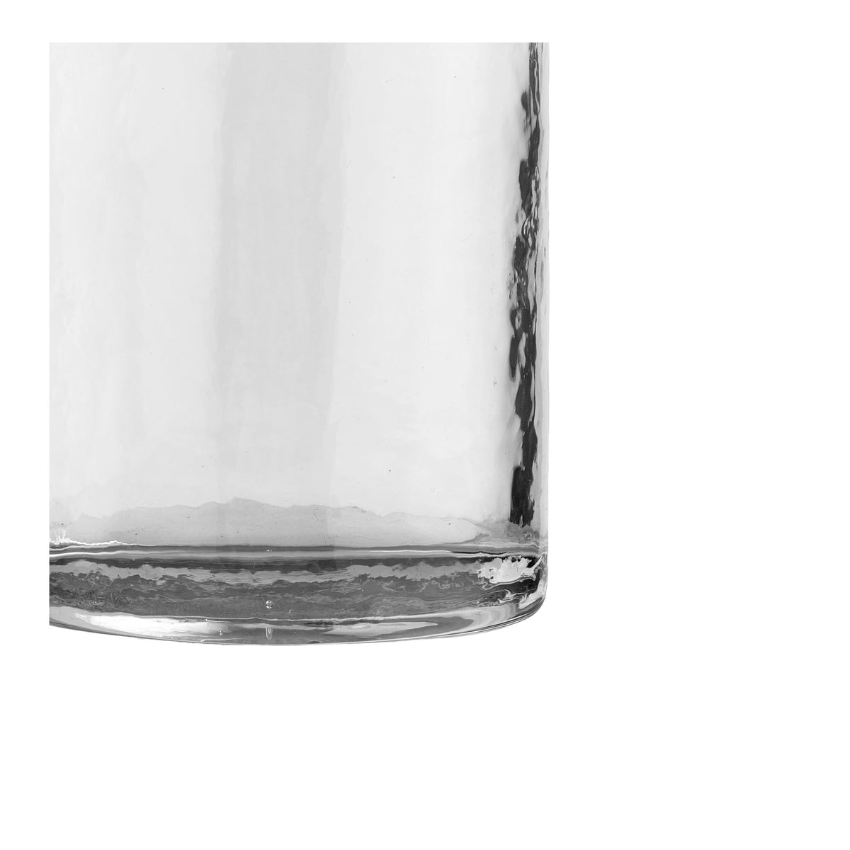 Nalanda Hammered Glasses - Hammered glasses, transparent, set of 4, ø7x10 cm