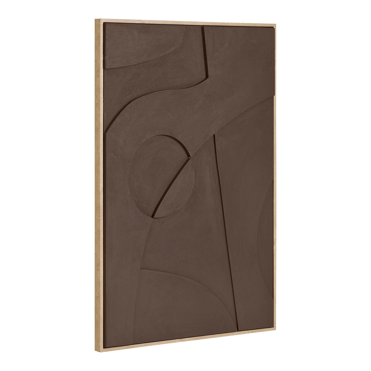 Isabella Relief Wall Decoration - Relief wall decoration, brown, no. 2, 60x90 cm