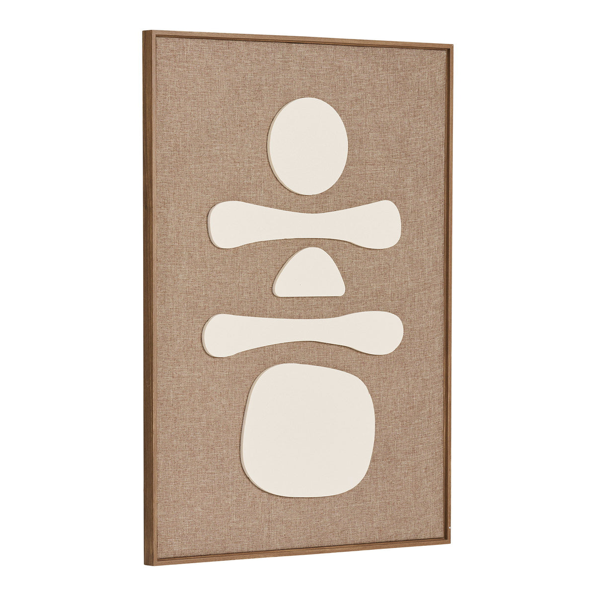 Diva Relief Wall Decoration - Relief wall decoration, brown/beige, no. 1, 50x70 cm