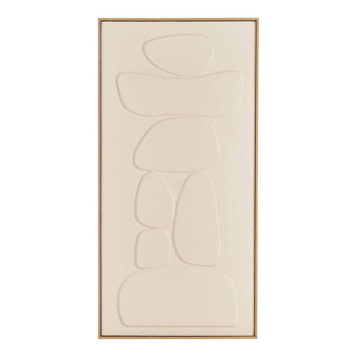 Beige relief wall decoration Victoria no. 2 - 60x120 cm