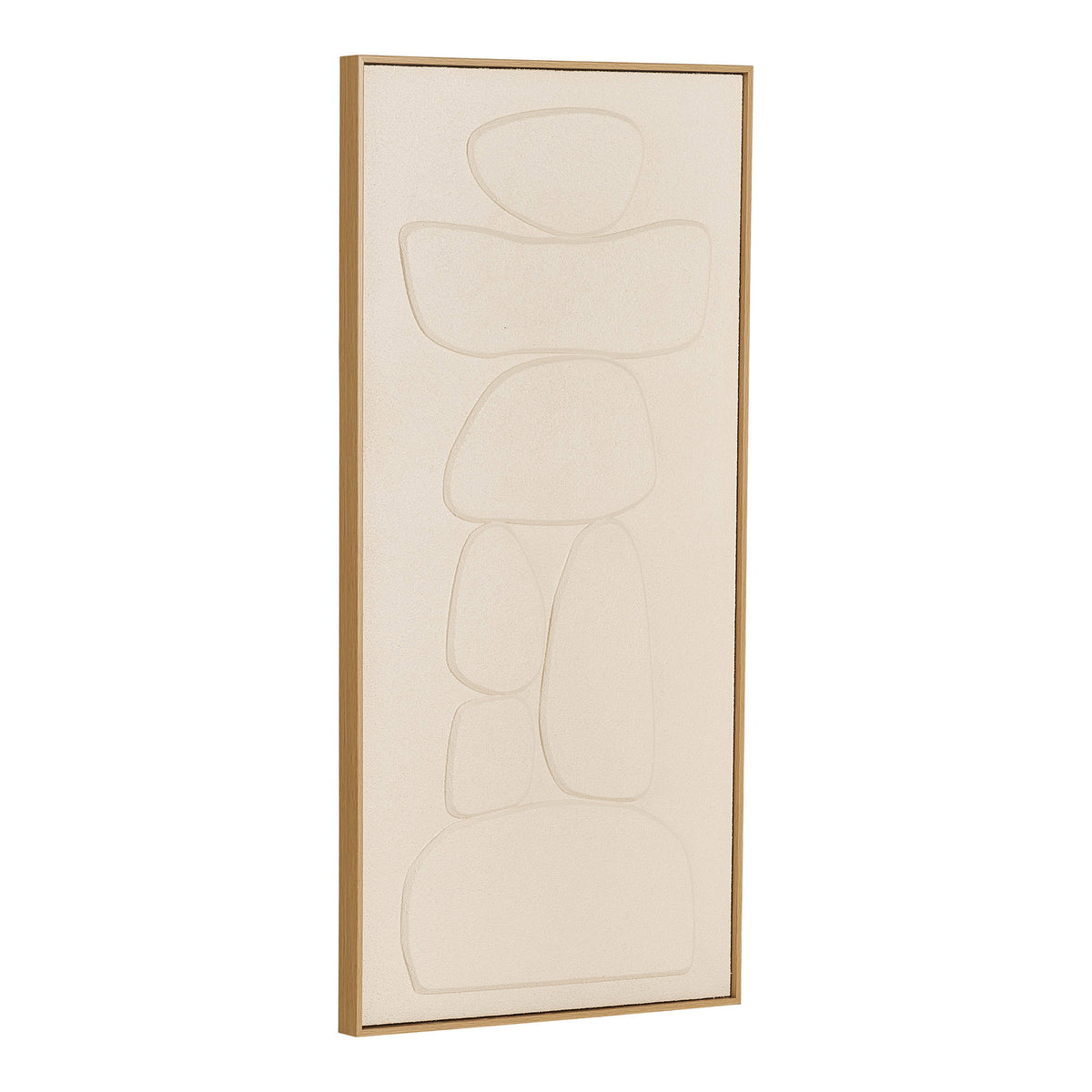 Beige relief wall decoration Victoria no. 2 - 60x120 cm