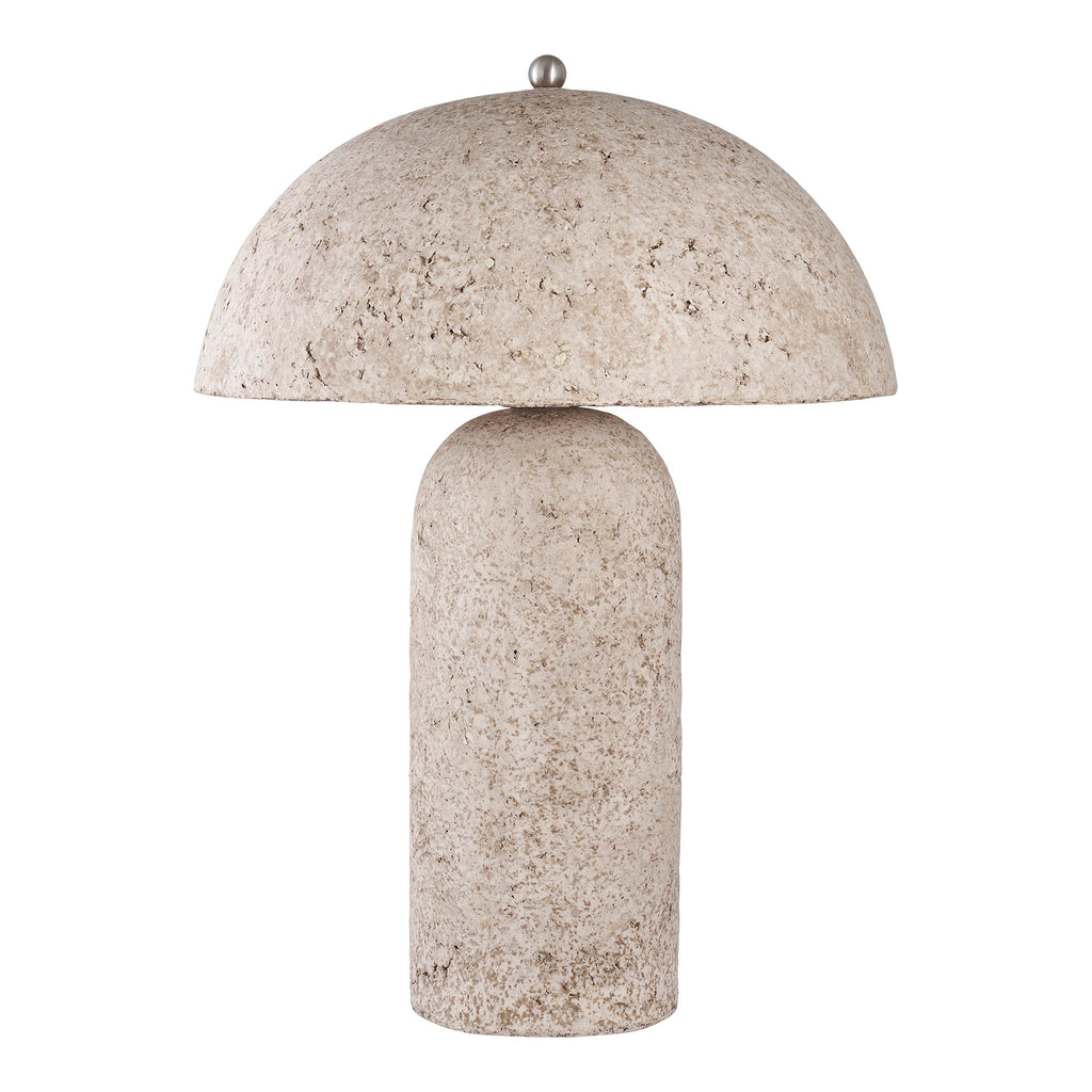 Astley Tafellamp - Papier-maché, steengrijs