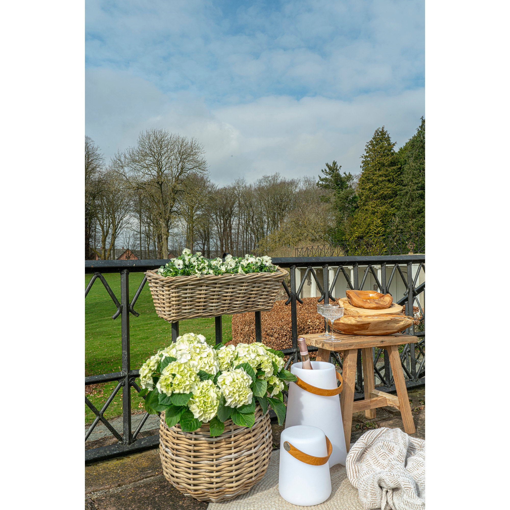 Bristol LED Lamp - Lamp met draagriem, oplaadbaar, wit