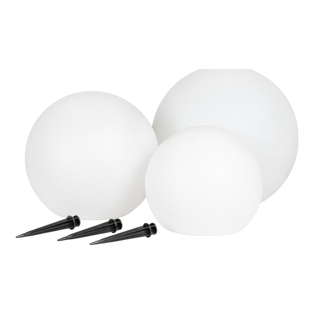 Lifton LED Lamp - Oplaadbare lamp met geïntegreerd zonnepaneel, wit (set van 3)