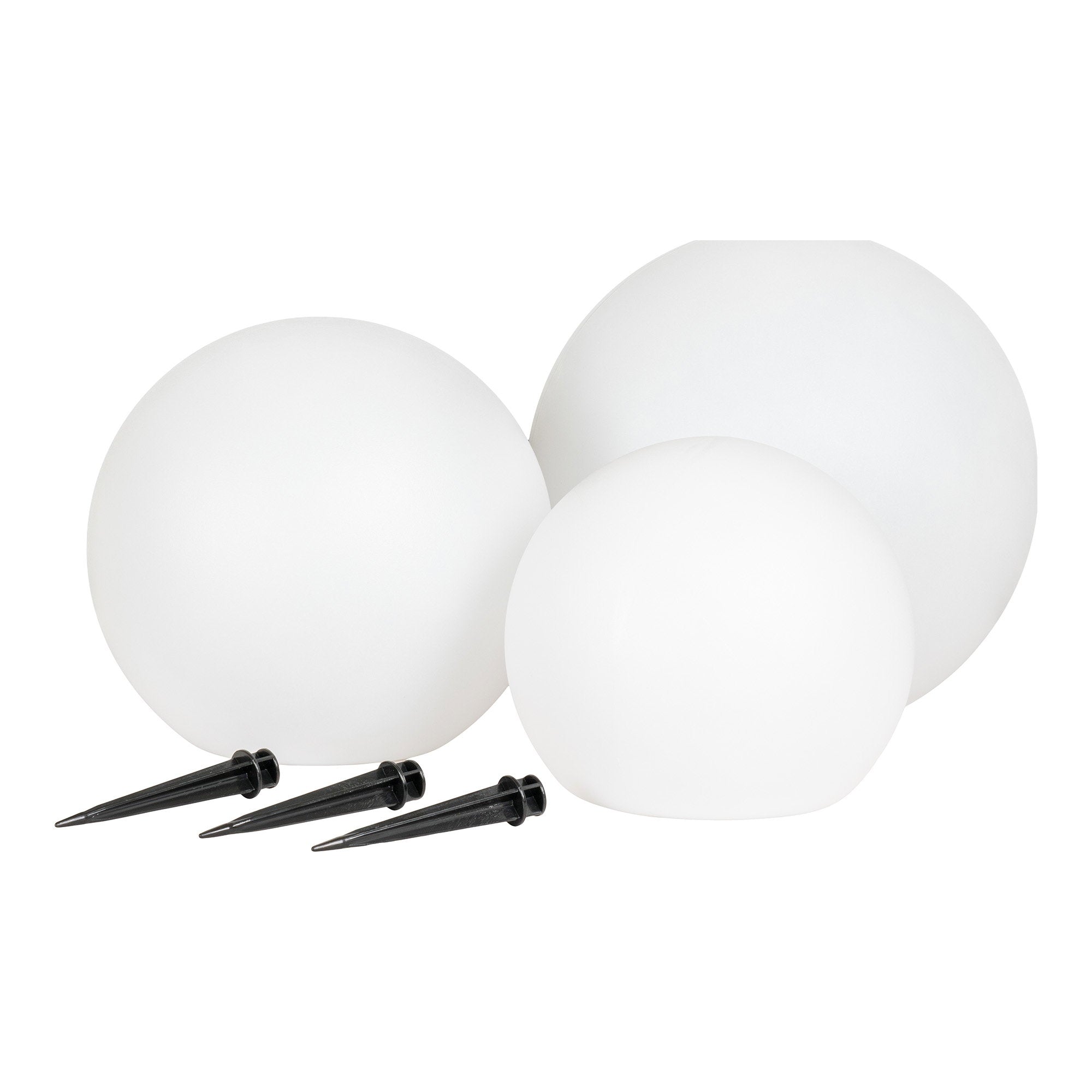 Lifton LED Lamp - Oplaadbare lamp met geïntegreerd zonnepaneel, wit (set van 3)