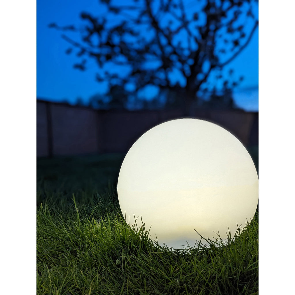 Lifton LED Lamp - Oplaadbare lamp met geïntegreerd zonnepaneel, wit Ø25 cm