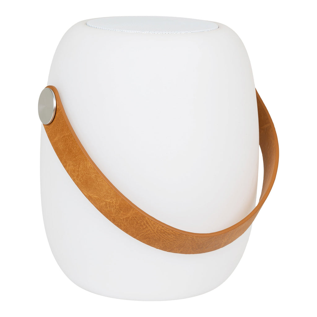Cardiff LED Lamp - Lamp met draagriem, bluetoothspeaker, oplaadbaar, wit