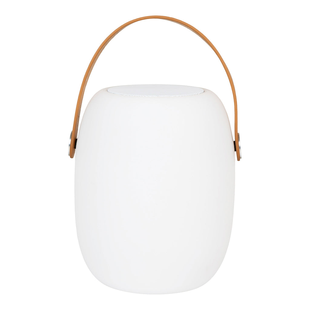 Cardiff LED Lamp - Lamp met draagriem, bluetoothspeaker, oplaadbaar, wit