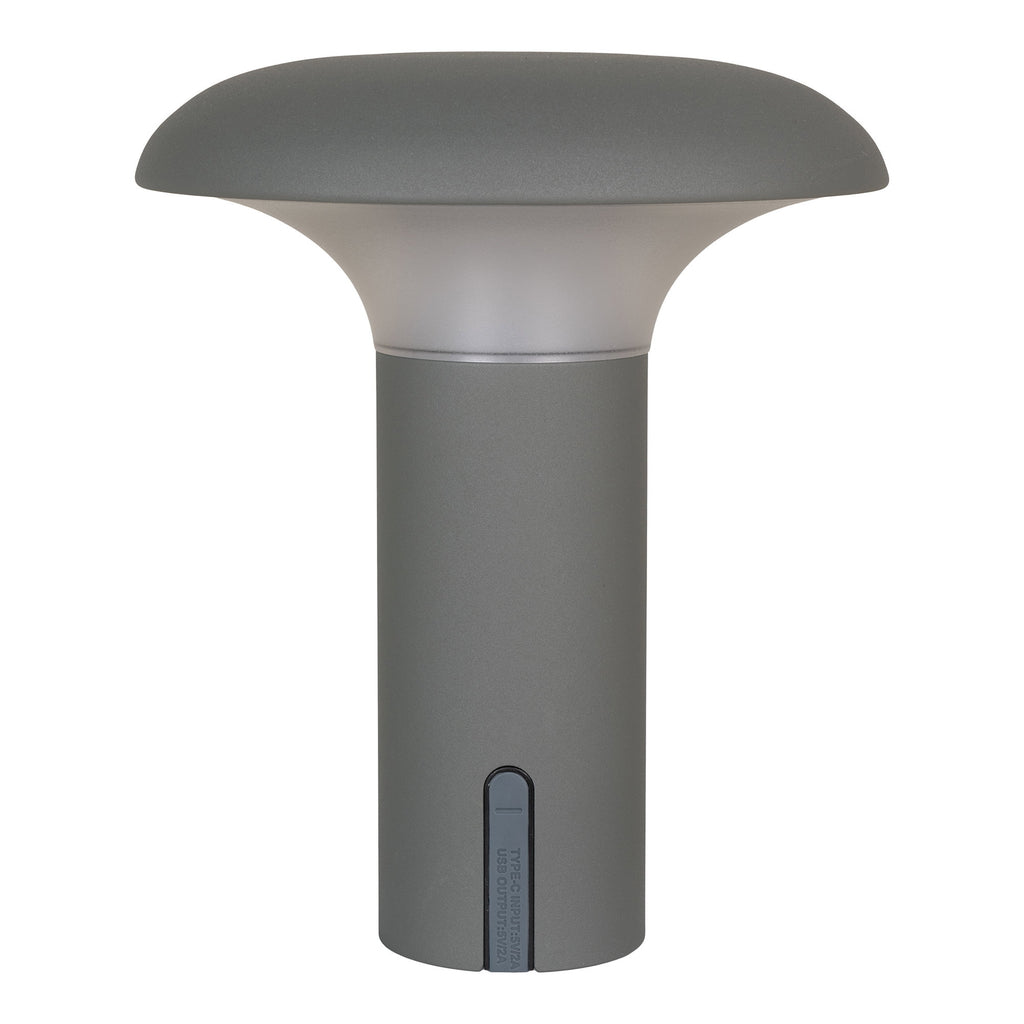 Ramsey LED Lamp - Oplaadbare lamp, grijs