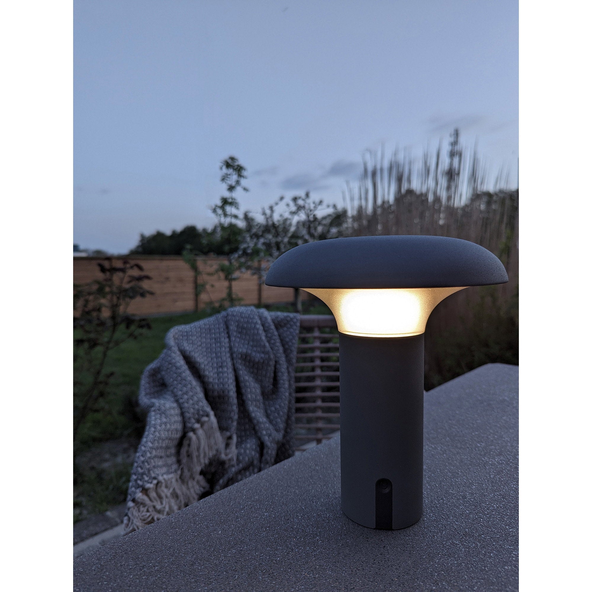 Ramsey LED Lamp - Oplaadbare lamp, grijs