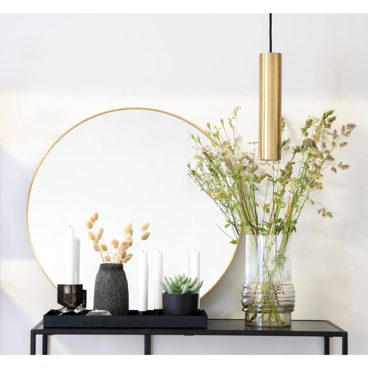 Paris Pendant Lamp - Pendant lamp, metal, brass, ø6 cm