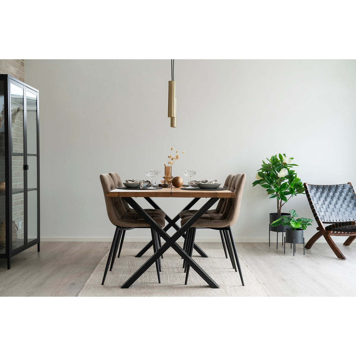 Paris Pendant Lamp - Pendant lamp, metal, brass, ø6 cm