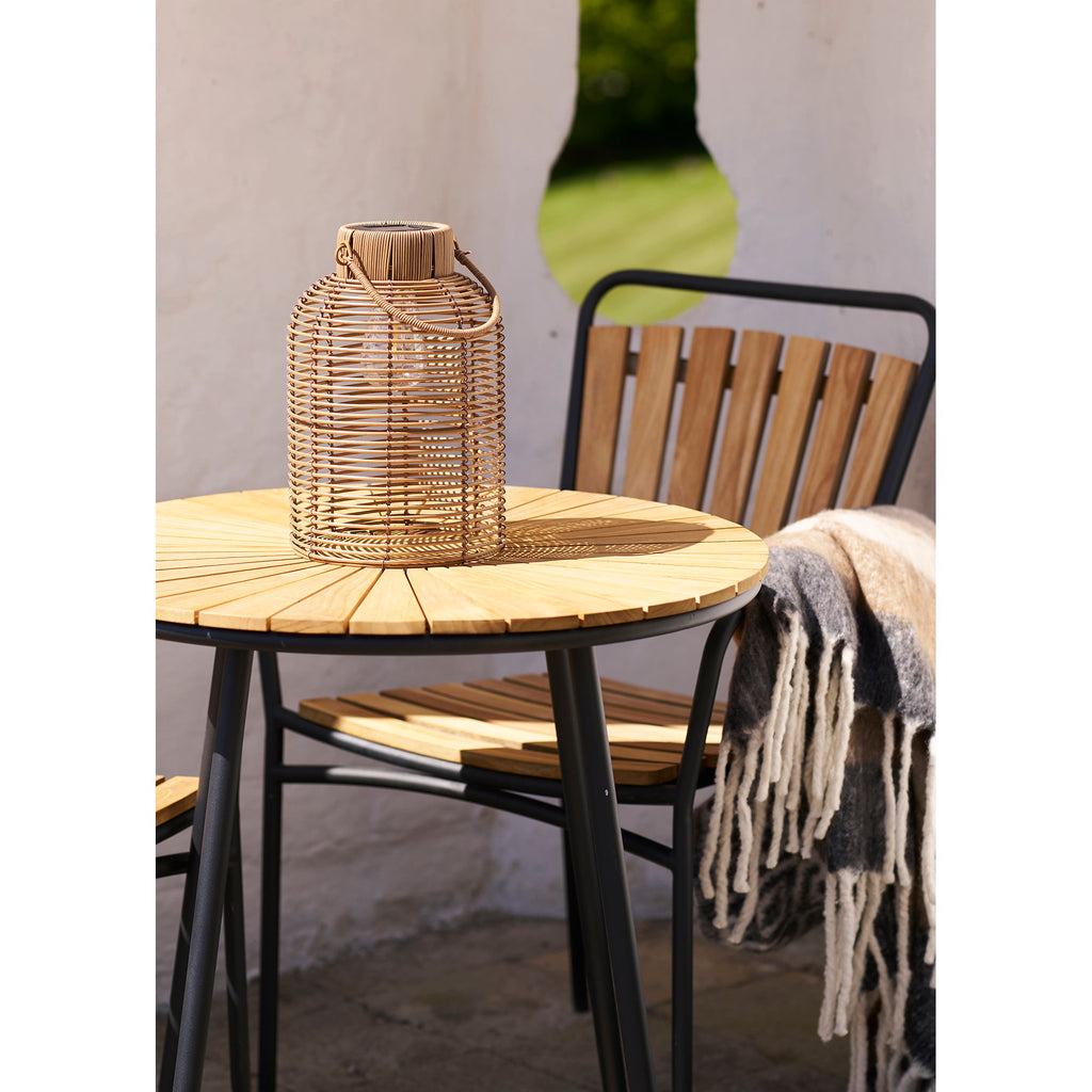 Brentford Lamp - Rechargeable lamp with integrated solar panel, brown