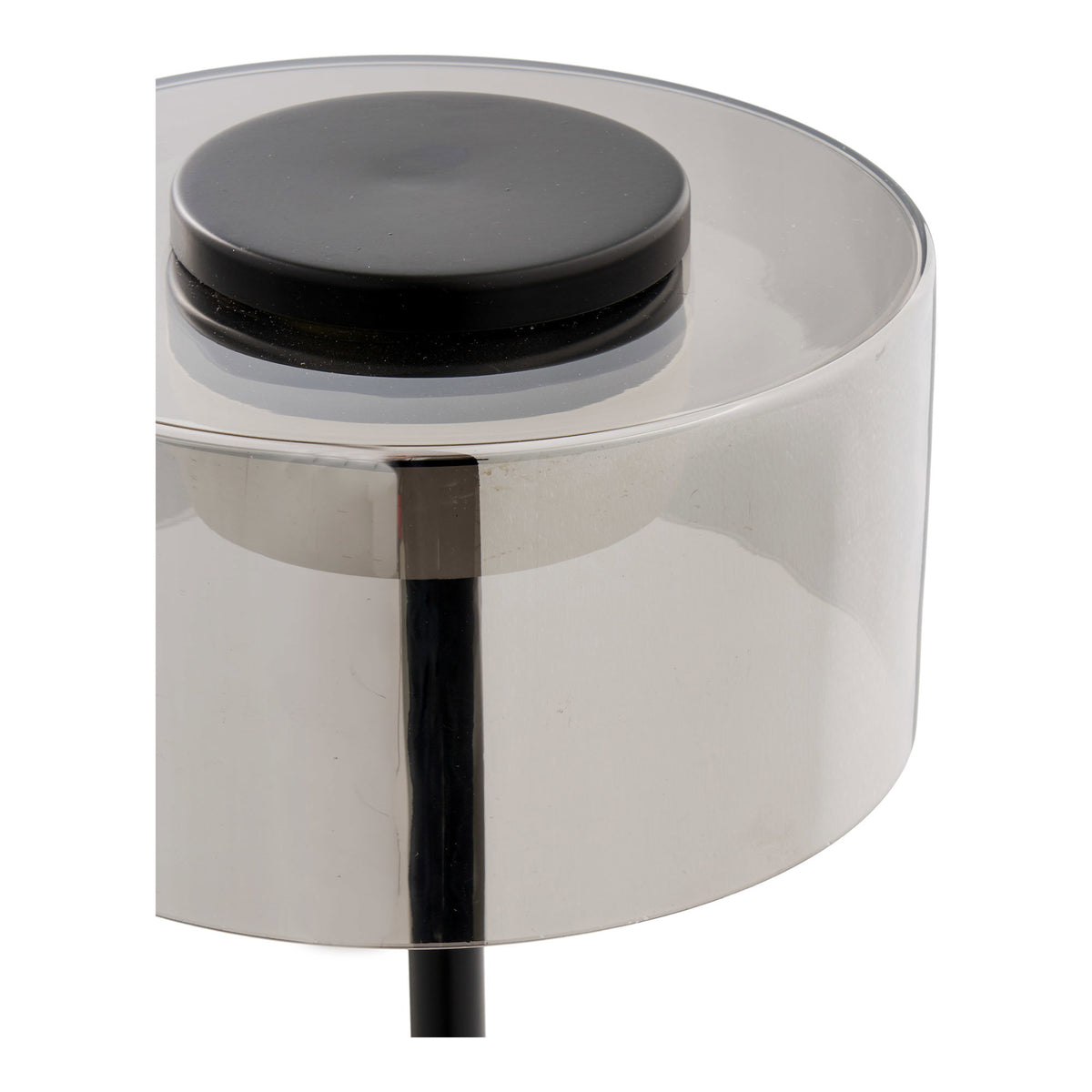 Cholet Table Lamp - LED table lamp, steel/glass, black/transparent